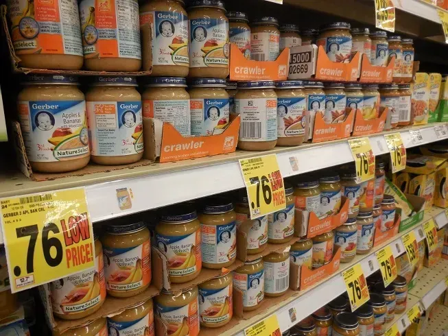 2. Specialty baby food samples (By ParentingPatch, CC BY-SA 3.0)