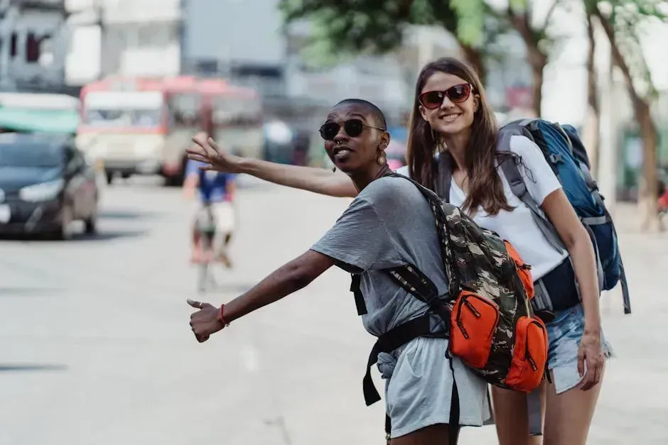 10. Hitchhiking as a Perfectly Normal Way to Get Around (Image Credits: Pexels)