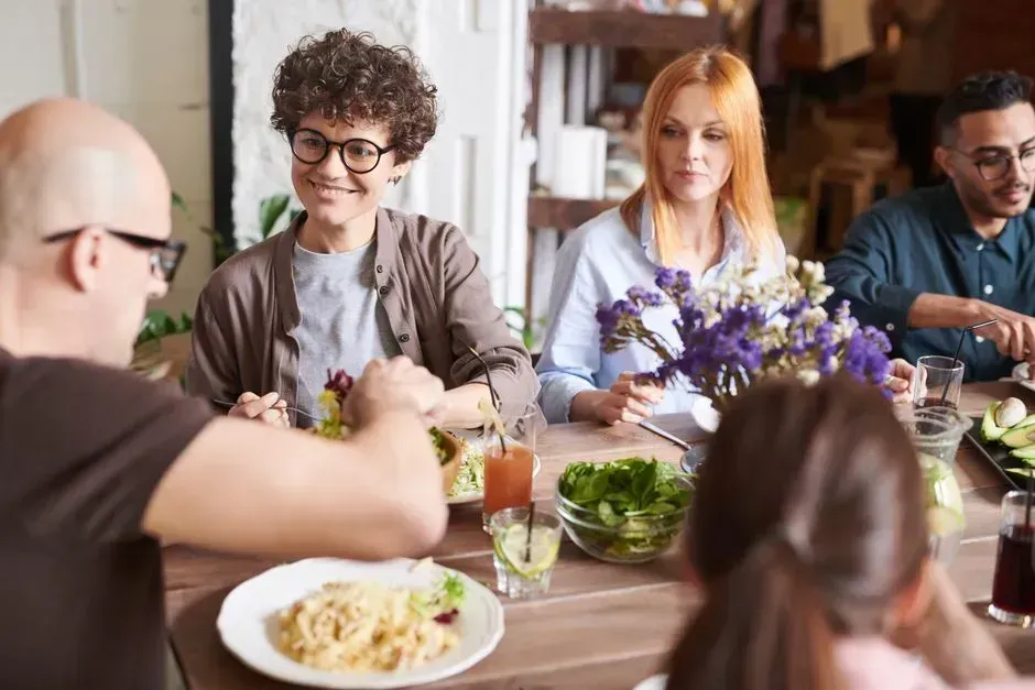 4. Waiting to be seated or served before eating (Image Credits: Pexels)