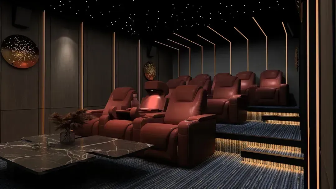 1. Home Theater Rooms (Image Credits: Unsplash)