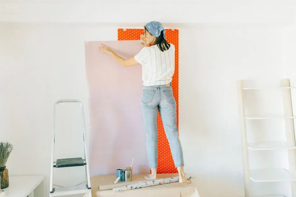 10. Permanent, high-impact wallpaper (Image Credits: Pexels)