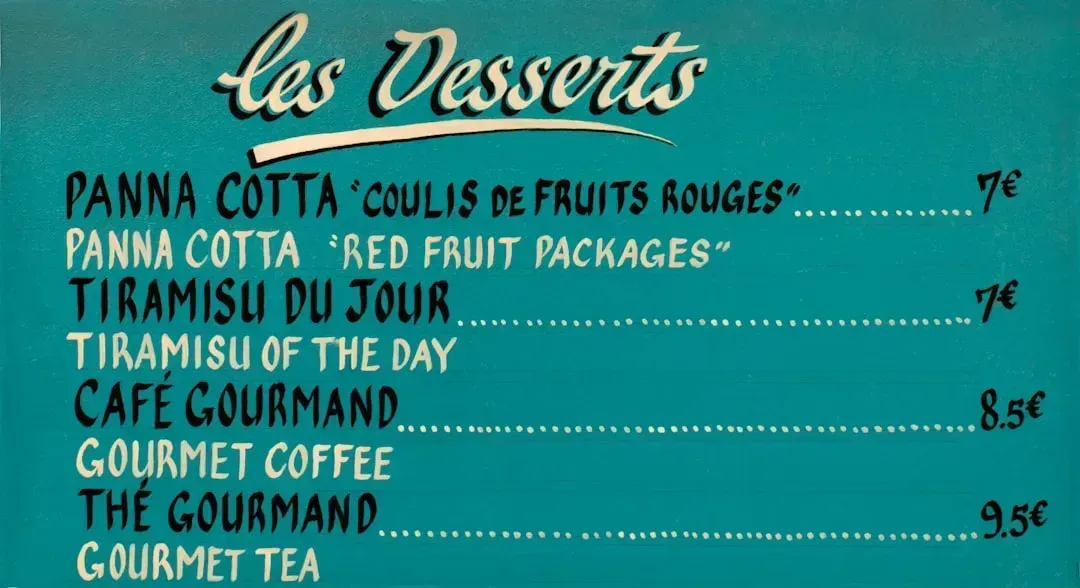 6. The Menu Changes Very Rarely, or Almost Never (Image Credits: Unsplash)