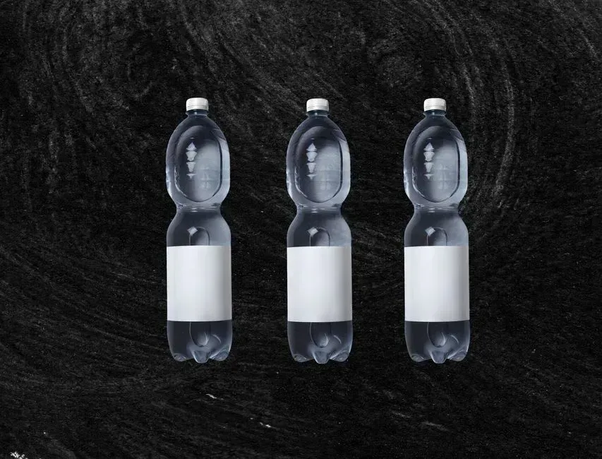 1. Bottled water (Image Credits: Pexels)