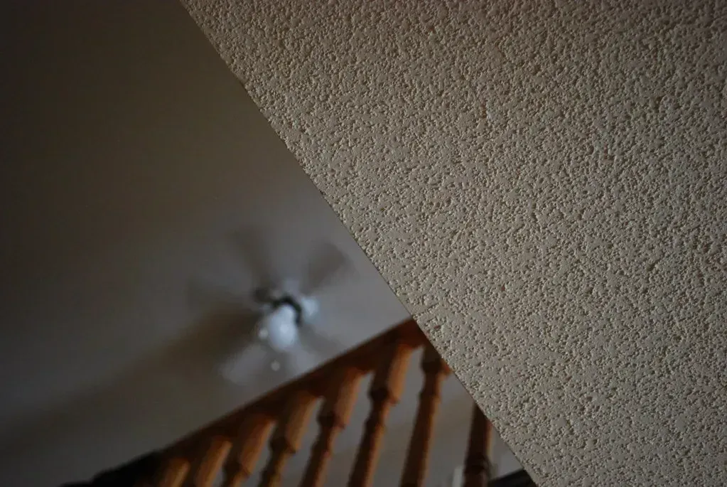 3. Popcorn or heavily textured ceilings (Czar Hey, Flickr, CC BY-SA 2.0)