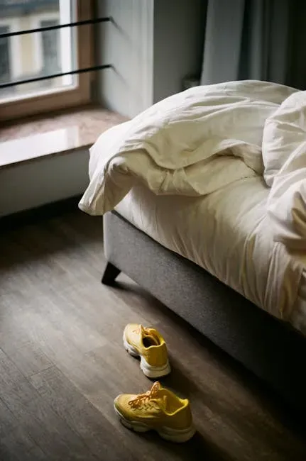 4. A Stained, Yellowed, or Suspicious Comforter (Image Credits: Pexels)