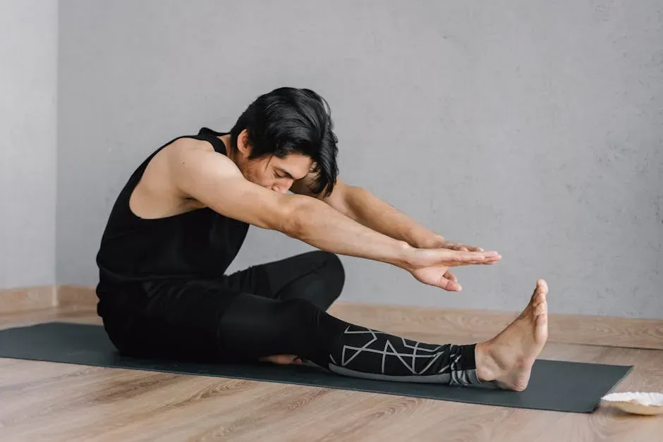 Stretching on the Floor for Ten Minutes (Image Credits: Pexels)
