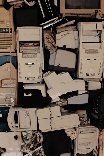 4. Old Electronics and E-Waste (Image Credits: Pexels)