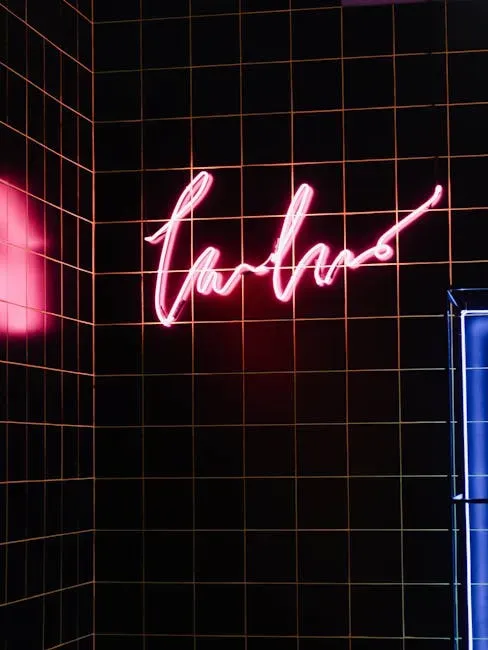 Neon Lights in Living Spaces (Image Credits: Pexels)