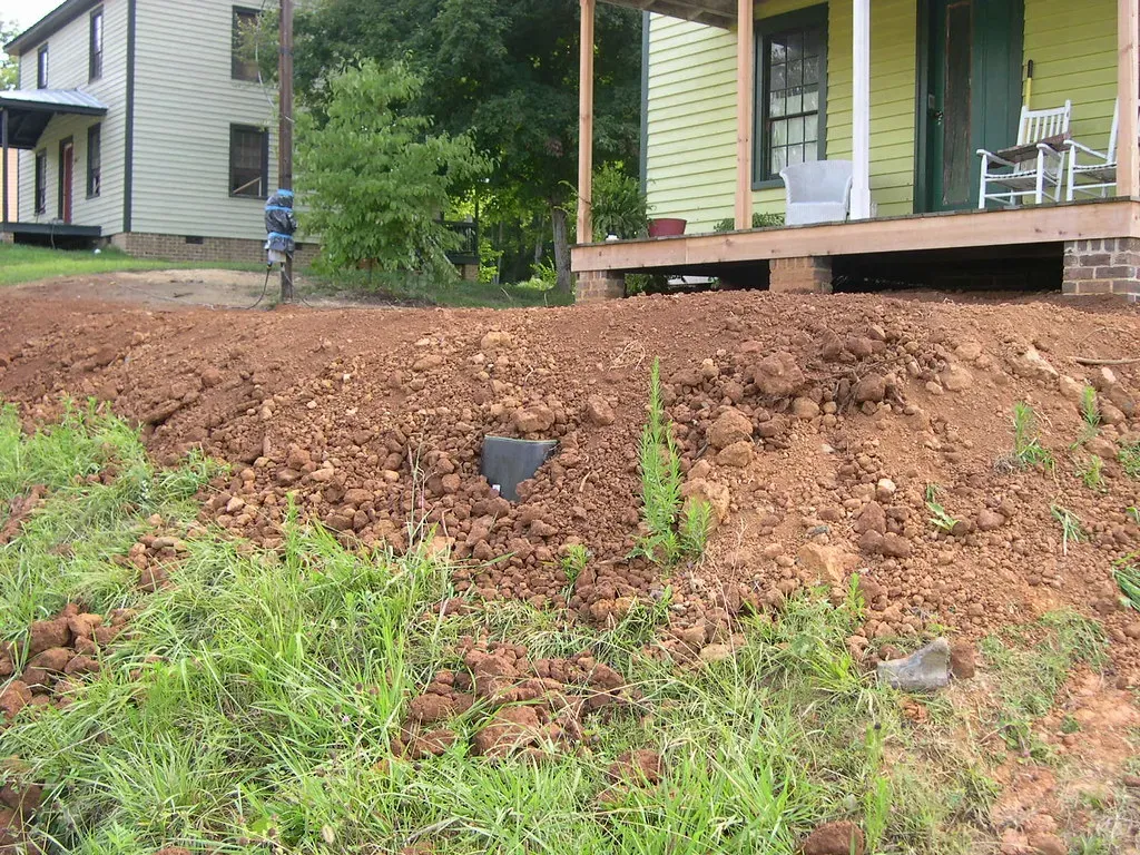 3. Grading that slopes toward the house instead of away (Runder, Flickr, CC BY 2.0)