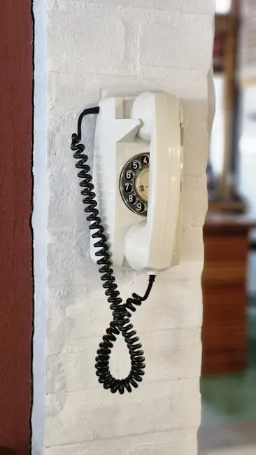 The Standalone Answering Machine's Partner: The Corded Kitchen Phone (Image Credits: Pexels)