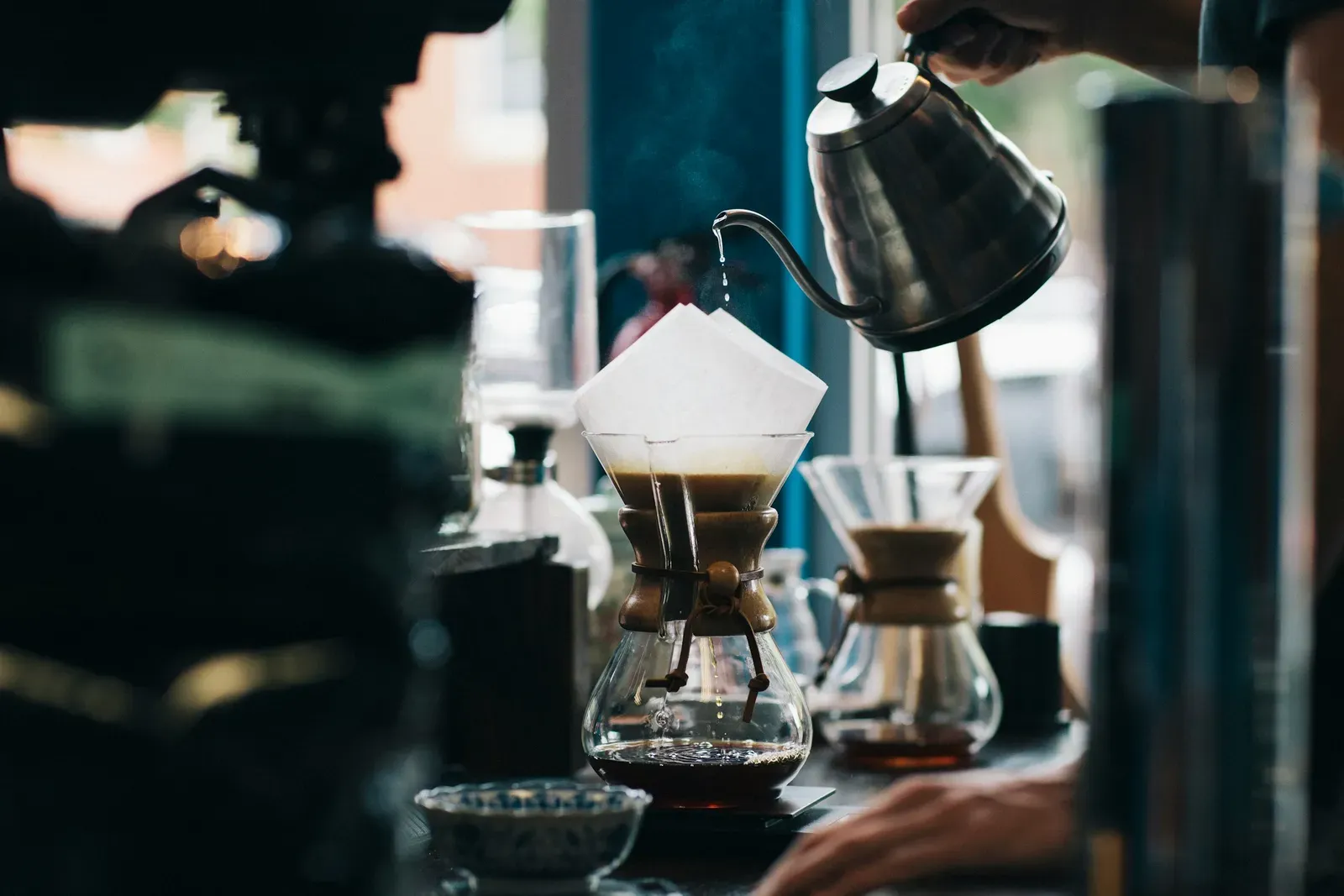 Pour Over With a Cone Dripper (Image Credits: Unsplash)