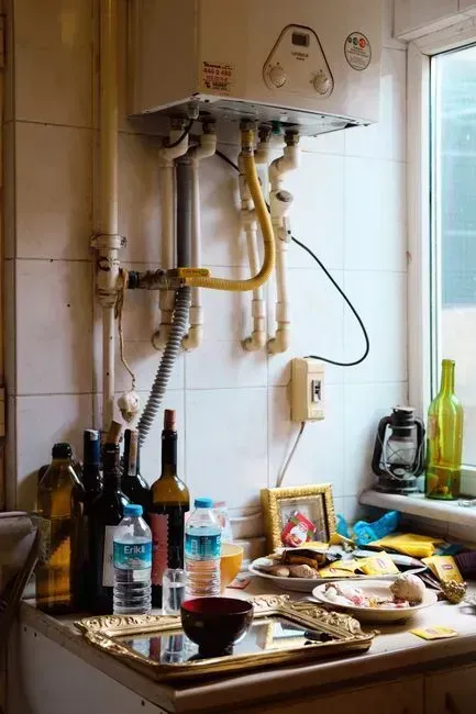 12. Installing a gas water heater (Image Credits: Pexels)