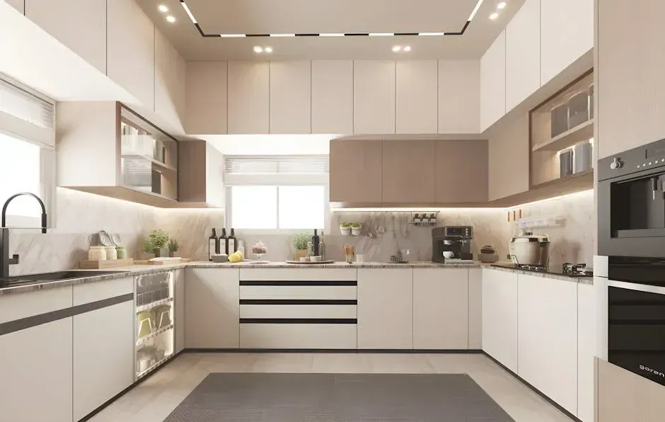 1. All-White and All-Gray Kitchens (Image Credits: Pexels)
