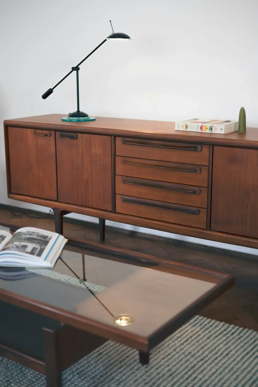 2. The Mid-Century Teak Sideboard (Image Credits: Unsplash)