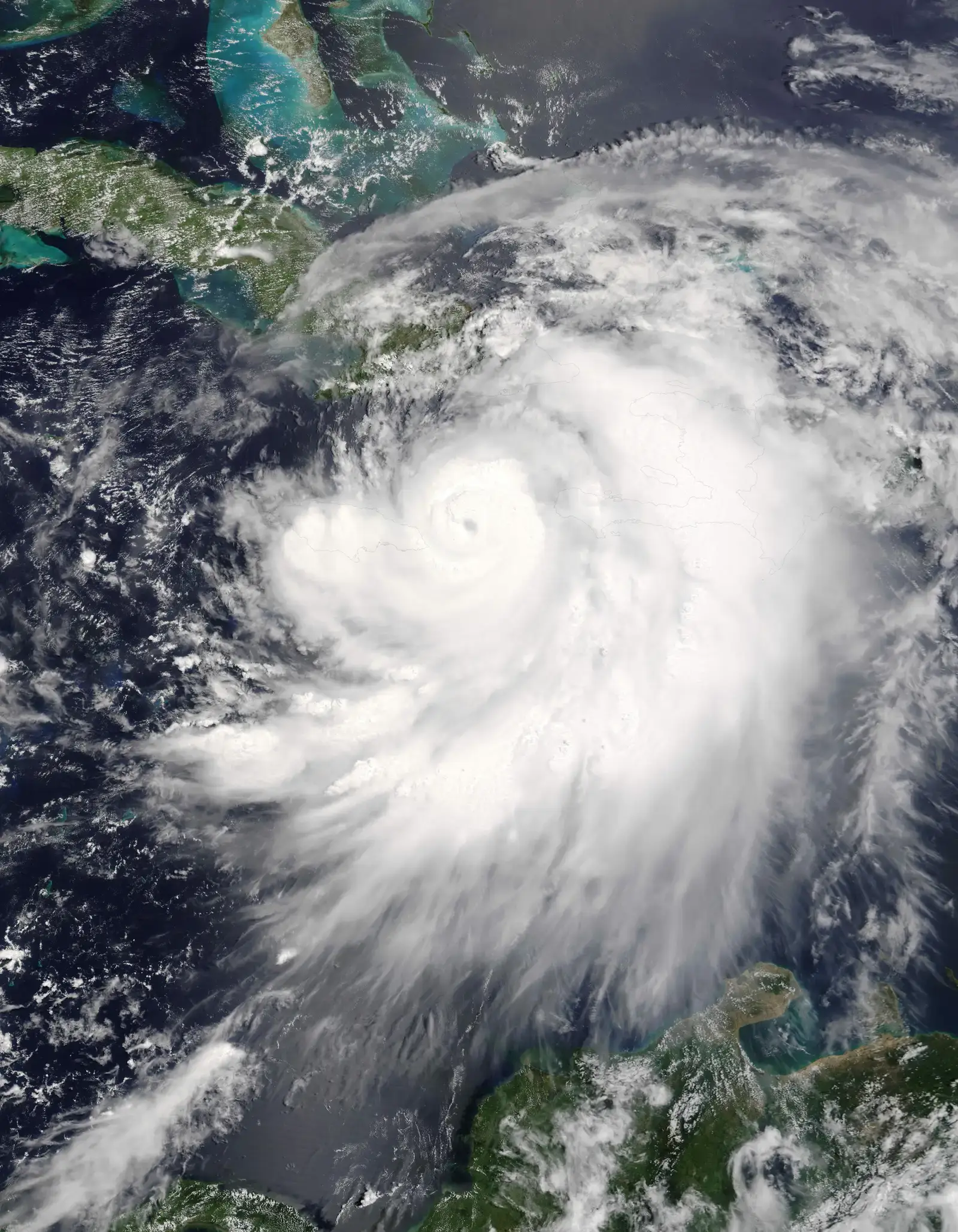 June: the hurricane clock starts and Florida premiums come into sharper focus (By NASA image courtesy Jeff Schmaltz, MODIS Land Rapid Response Team at NASA GSFC, Public domain)