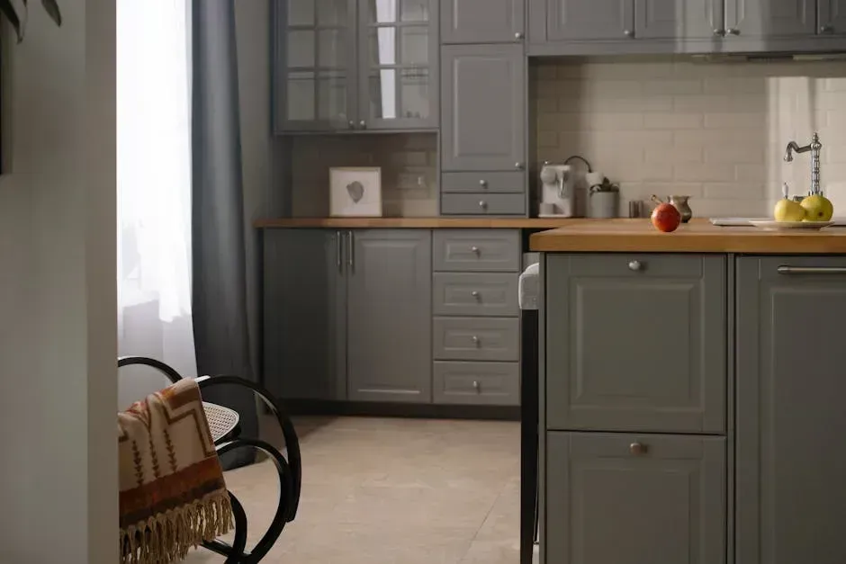 5. Cool-Toned Gray Walls and Floors (Image Credits: Pexels)