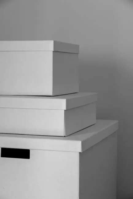 Opaque or Dark Storage Boxes (Image Credits: Pexels)