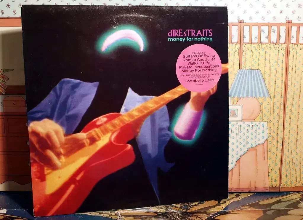 6. Dire Straits - "Money for Nothing": "Money for nothin' and chips for free" (badgreeb RECORDS - art -photos, Flickr, CC BY-SA 2.0)