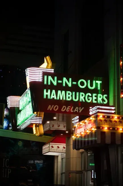 6. In-N-Out Burger (Image Credits: Pexels)