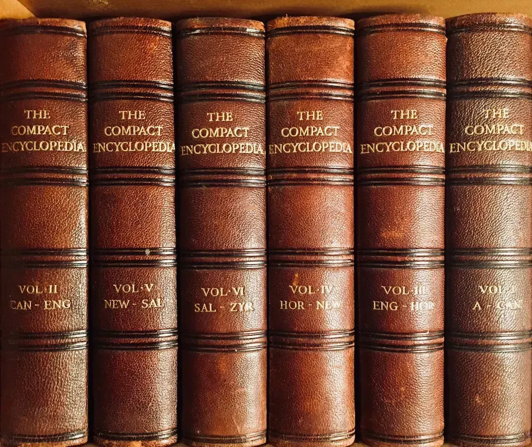 16. Looking Up Everything in an Encyclopedia Set That Cost a Small Fortune (Image Credits: Unsplash)