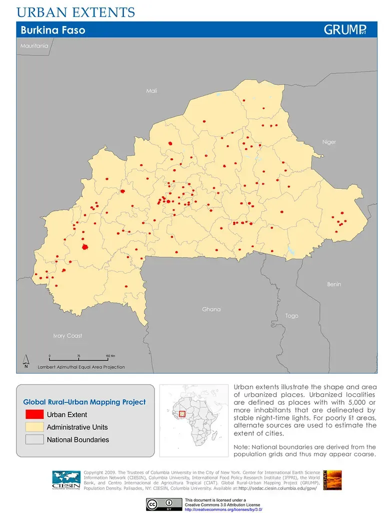 3. Burkina Faso: A Mirror Policy With Deadly Consequences (SEDACMaps, Flickr, CC BY 2.0)