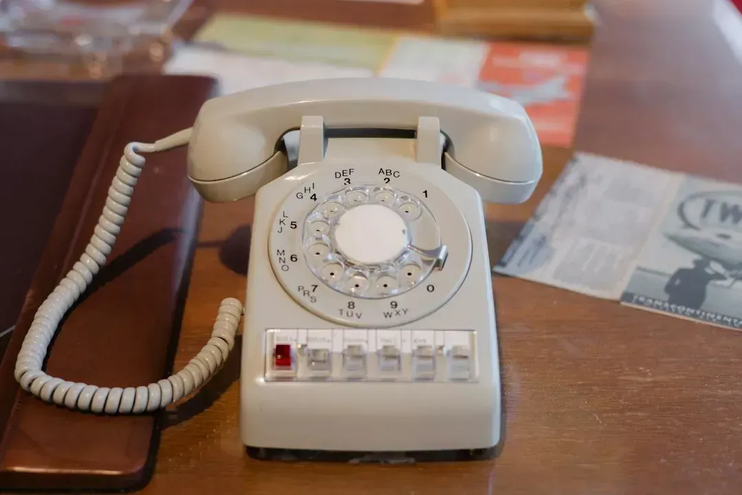 5. Rotary or push-button answering machines (Image Credits: Unsplash)