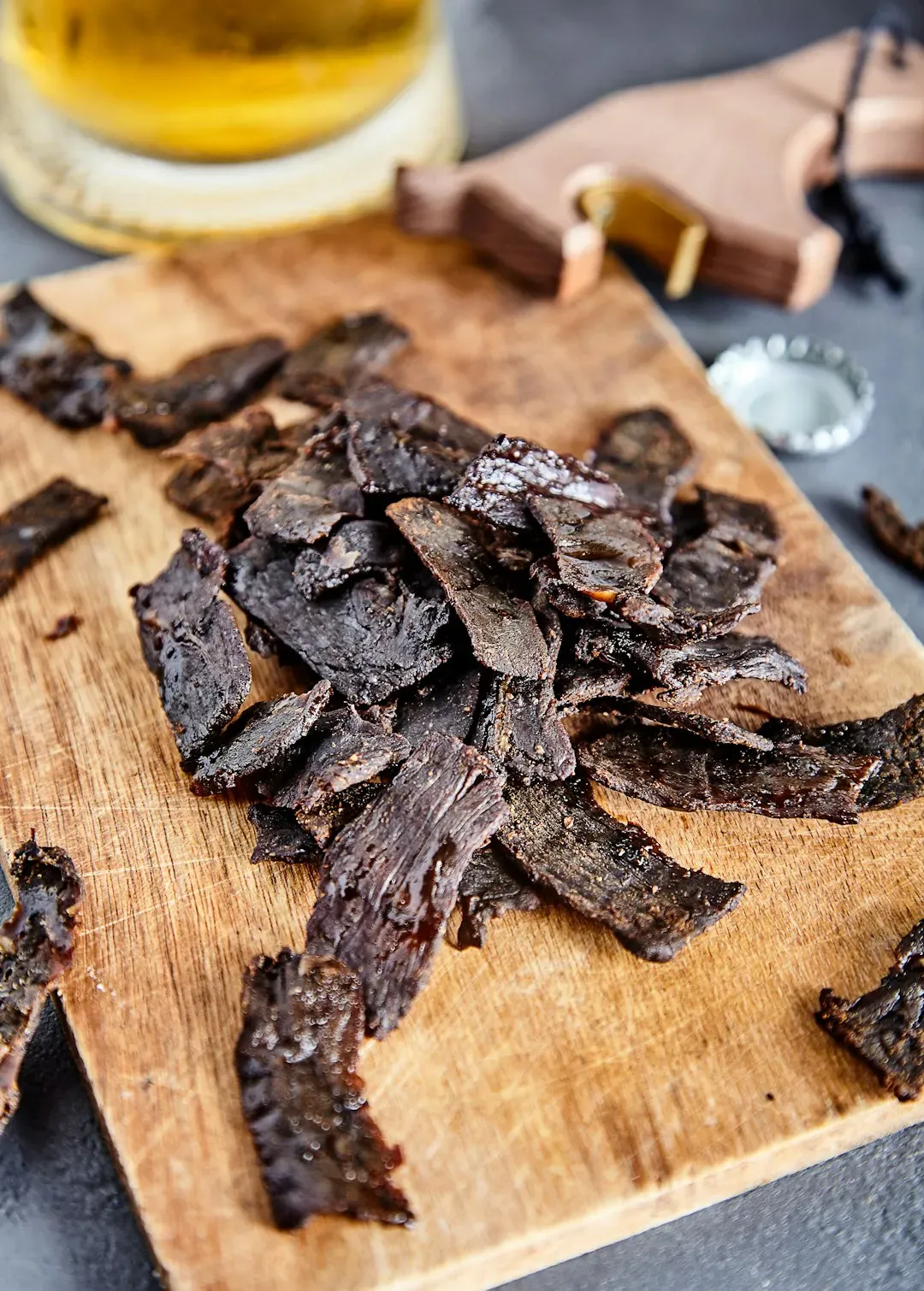 6. Old-School Thick-Cut Beef Jerky (Image Credits: Unsplash)