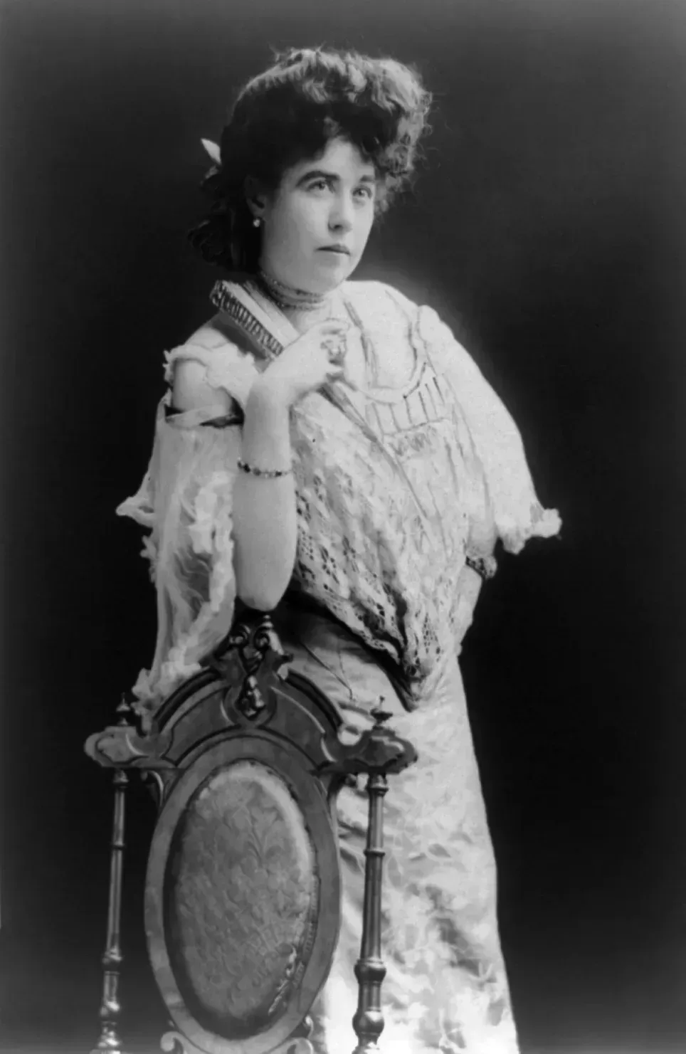 The Unsinkable Molly Brown Was Not Her Name (Library of Congress Prints and Photographs Division, George Grantham Bain Collection.

Call number: BIOG FILE - Brown, Mrs. J.J. <item> [P&P] Digital id:cph 3b40210, Public domain)