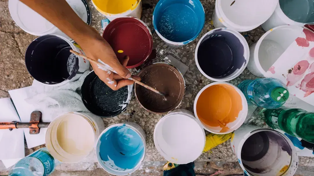 10. Paint and Solvents (Image Credits: Unsplash)