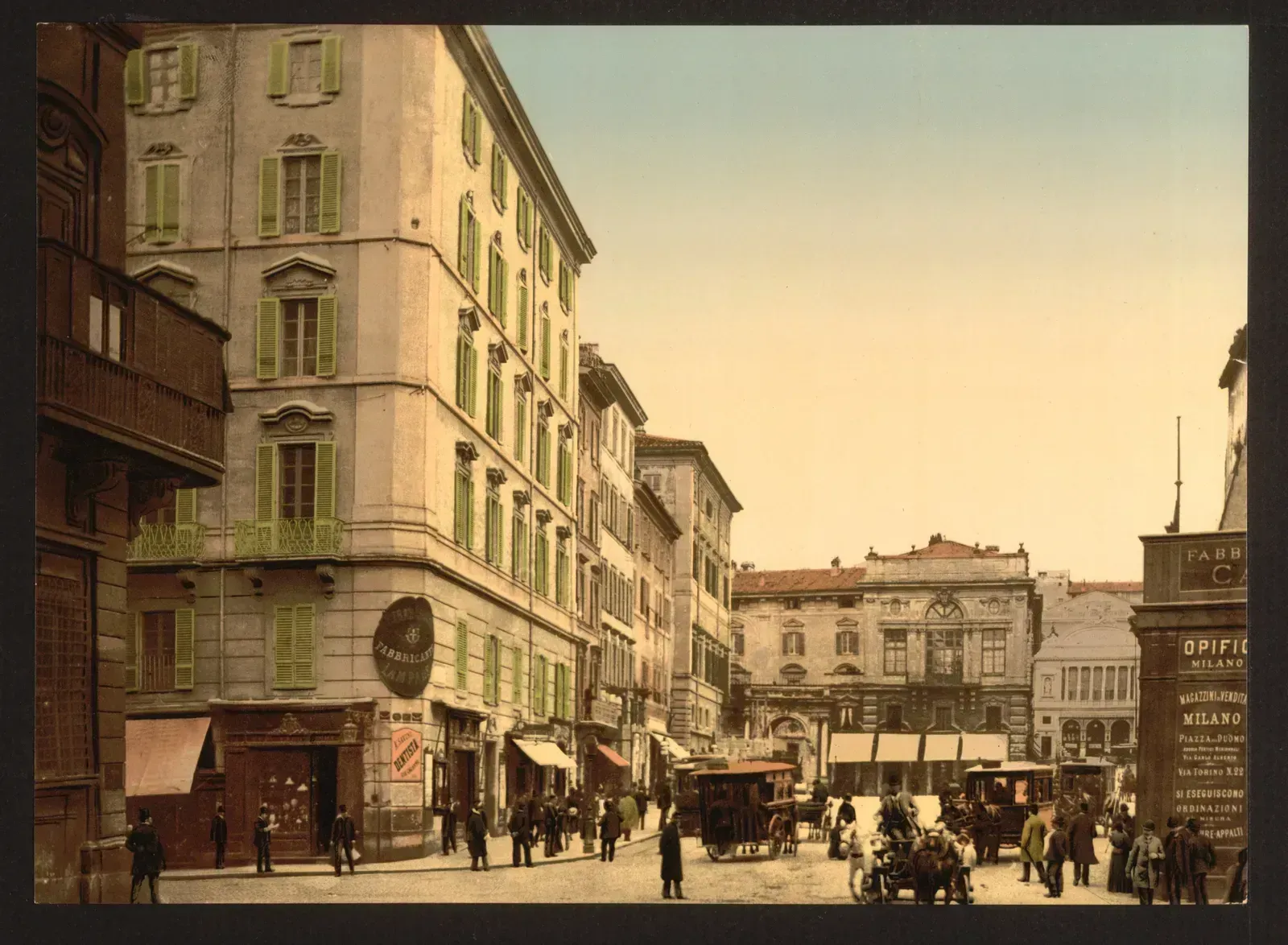 3. Any Restaurant With a Hawker Waving Menus Outside (By Photochrom Print Collection, Public domain)
