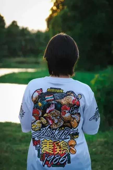 16. Overly aggressive graphic tees with dominance themed slogans (Image Credits: Pexels)