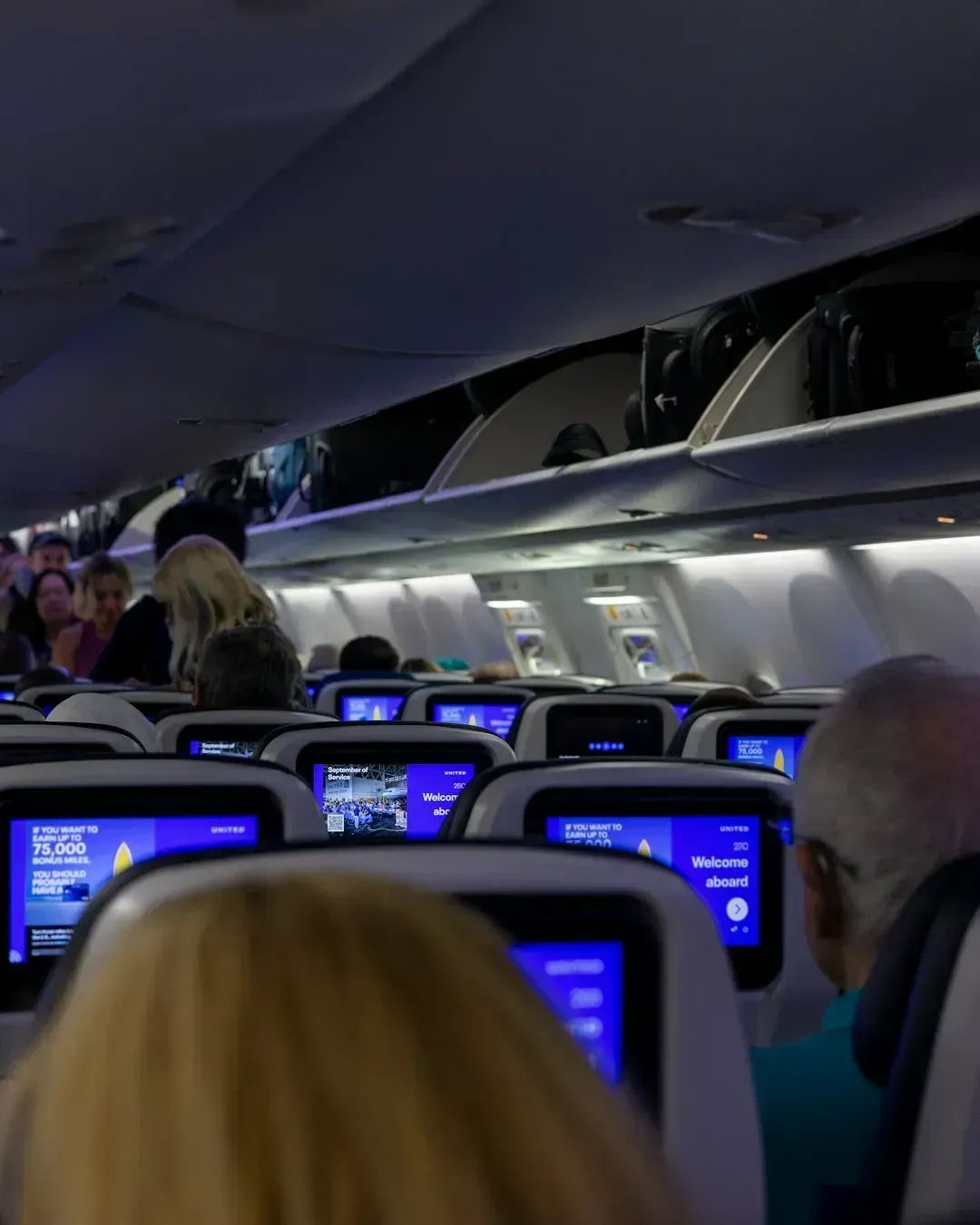 Overhead Bin Space Disappears Fast at the Back (Image Credits: Unsplash)