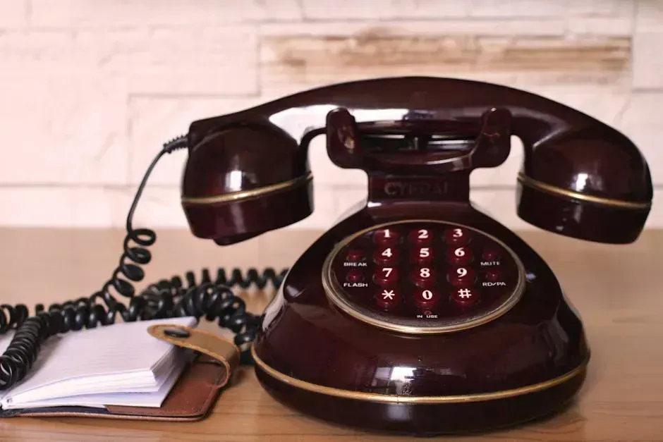 7. Landline Phones and Answering Machines (Image Credits: Pexels)
