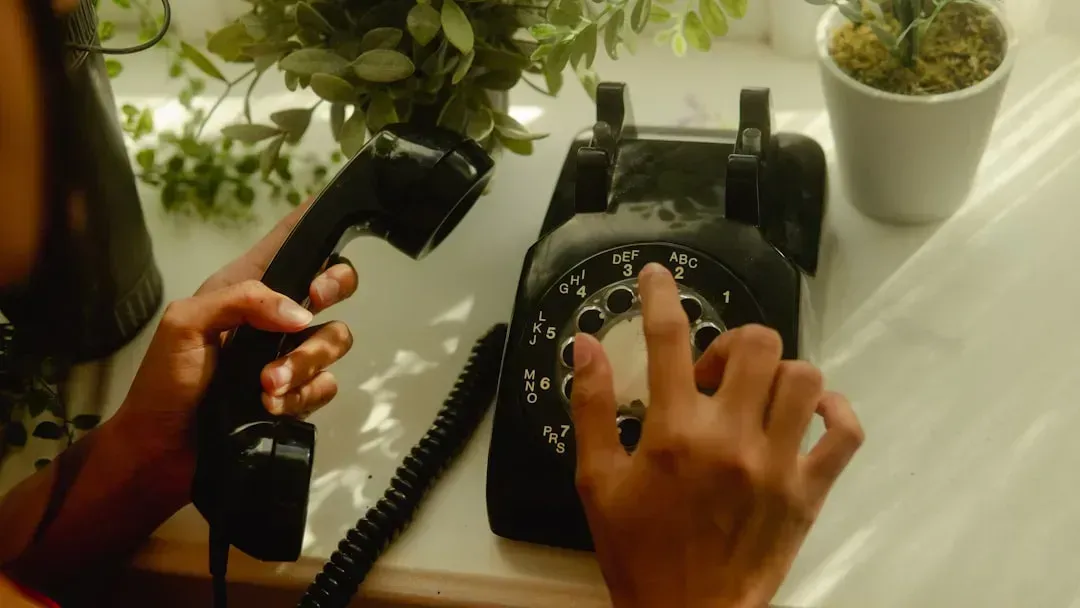 5. Dialing a Rotary Phone With Your Finger for Every Single Digit (Image Credits: Unsplash)