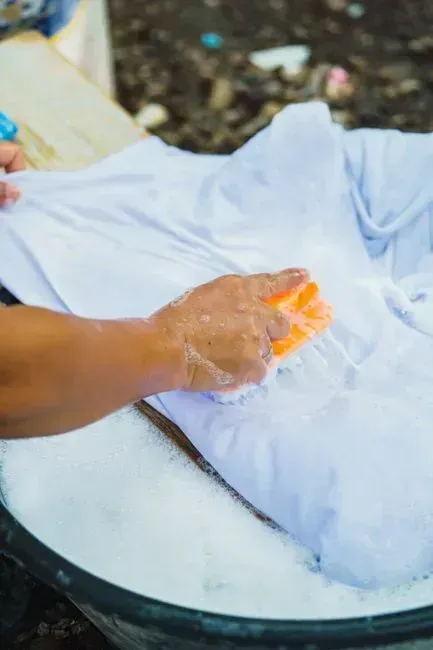 8. Hand-washing certain clothes daily (Image Credits: Pexels)