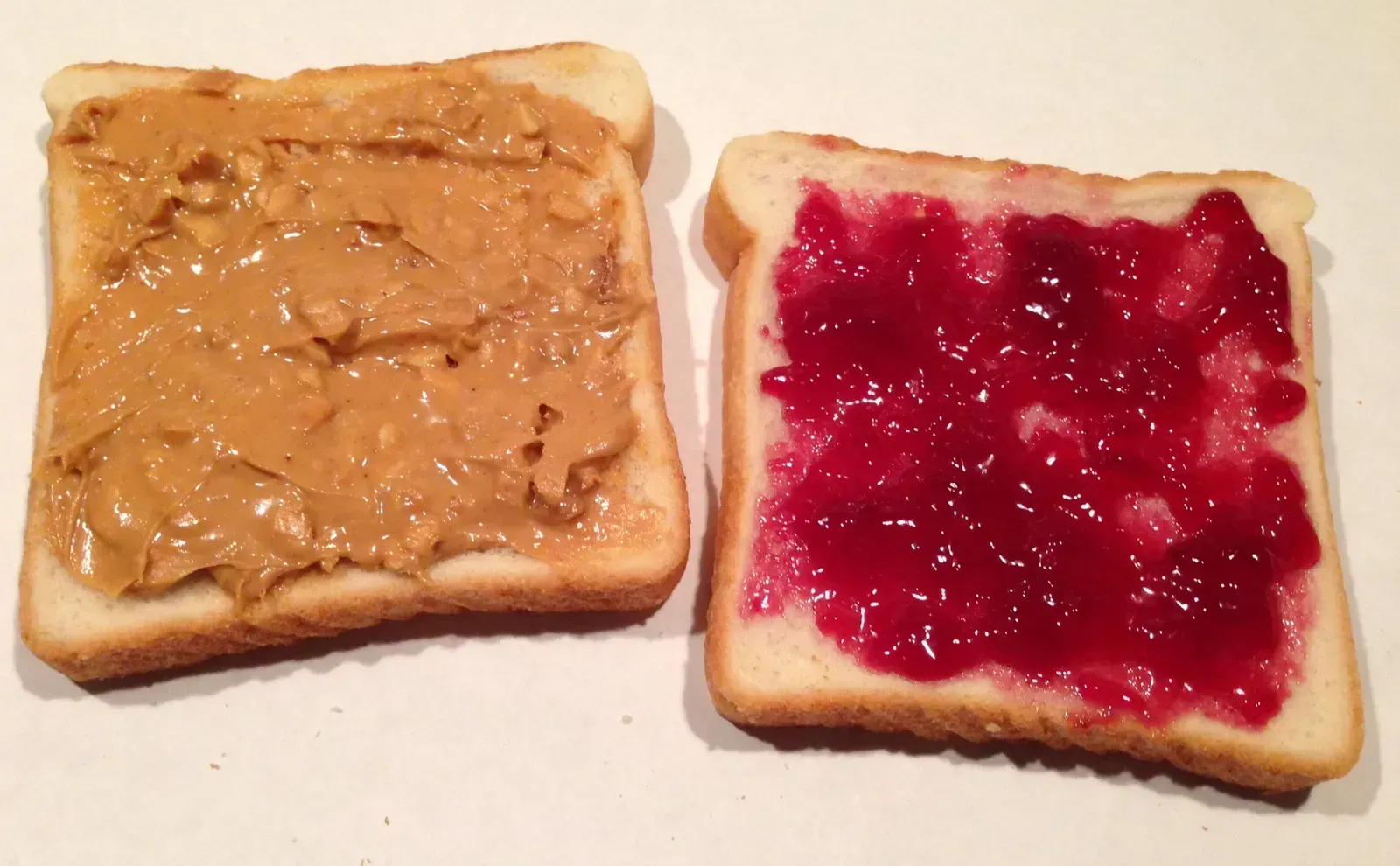 7. Peanut butter and jelly sandwiches (By JefferyGoldman, CC BY-SA 4.0)