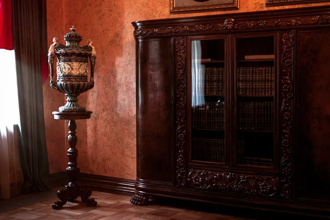 7. Dark Wood Cabinetry and Finishes (Image Credits: Unsplash)