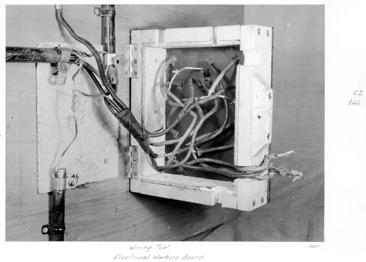 3. Exposed Splices Without a Junction Box (By Lands Department, Survey Office, Cartographic Branch, Photographic Section, Public domain)