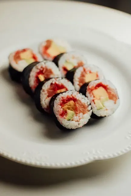 3. Sushi Rolls (Image Credits: Pexels)