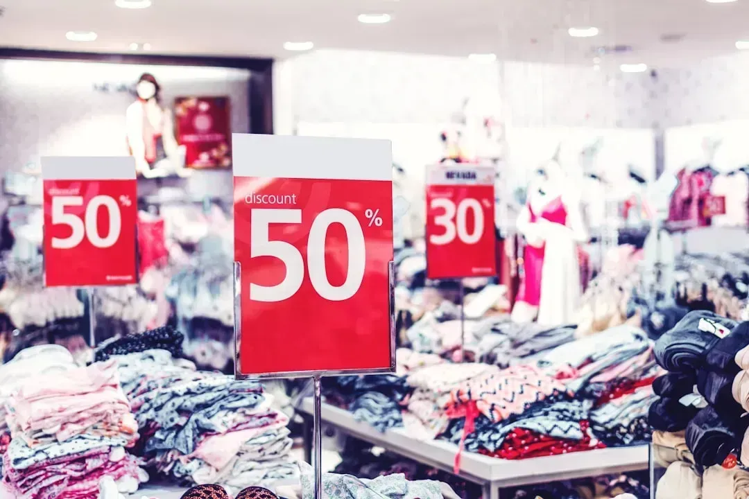 2. Price tags often hide a code that reveals the real discount ceiling (Image Credits: Unsplash)