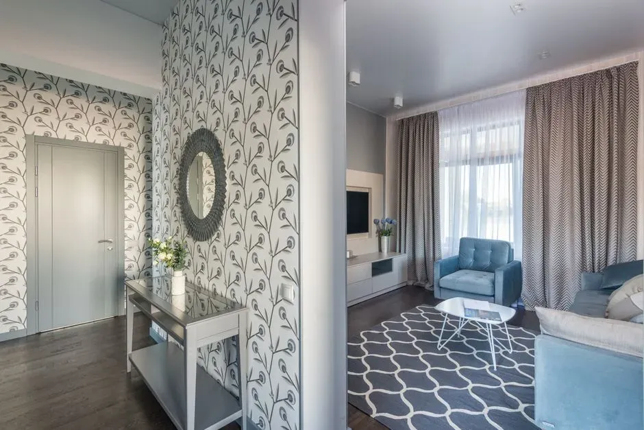 1. Wallpaper on every wall of a room (Image Credits: Pexels)