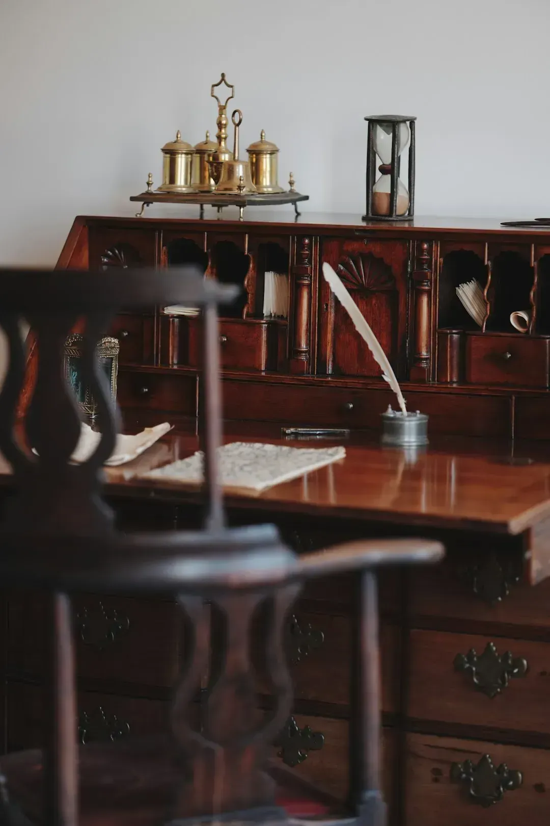 The Antique Secretary Desk (Image Credits: Unsplash)