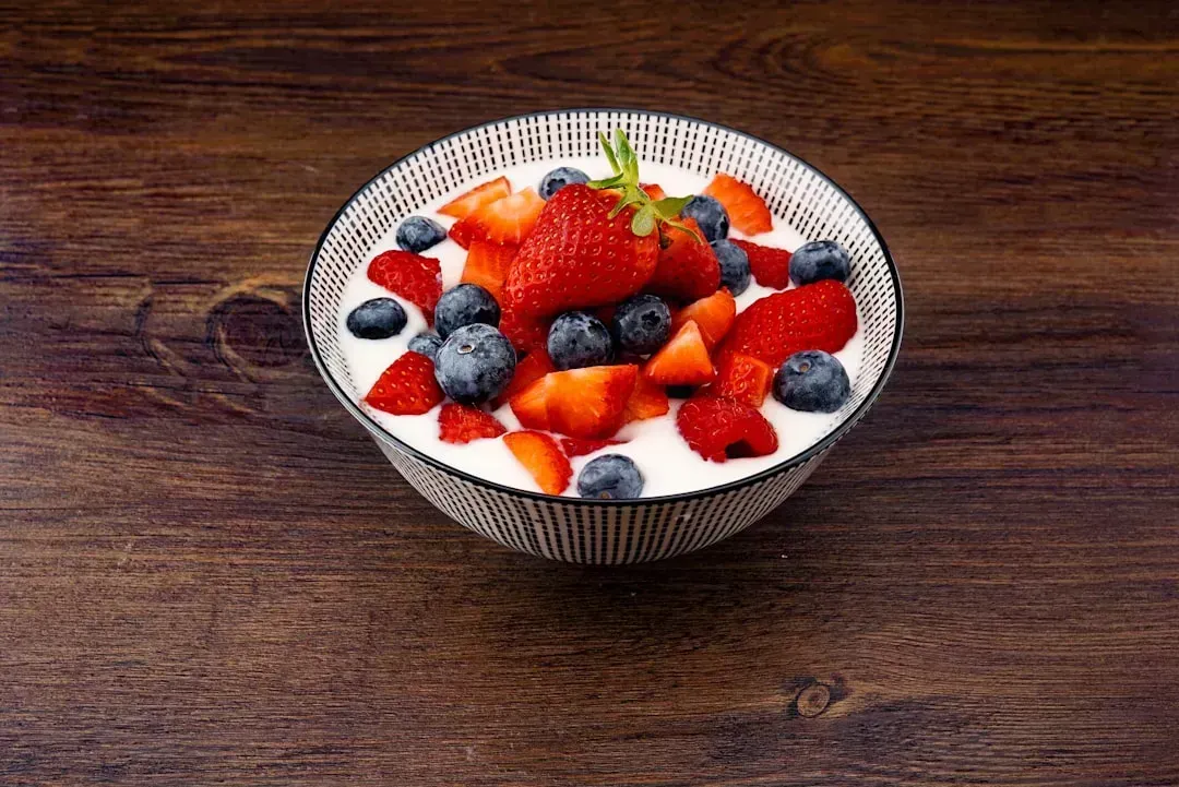 1. Greek yogurt with berries (Image Credits: Unsplash)