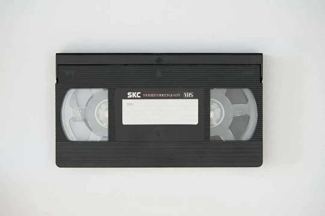 2. VHS tapes (Image Credits: Unsplash)