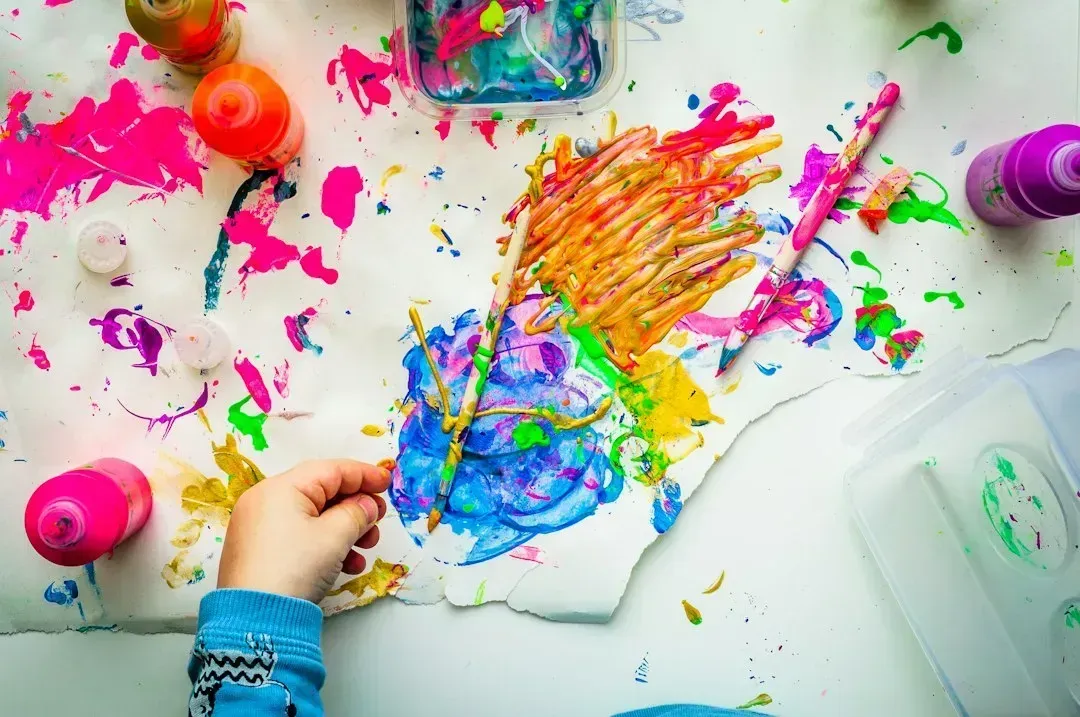 2. Children's artwork and school projects (Image Credits: Unsplash)
