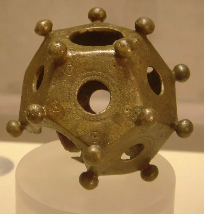 4. The Roman Dodecahedrons - Hundreds Found, Zero Explanations (Paul Garland, Flickr, CC BY-SA 2.0)