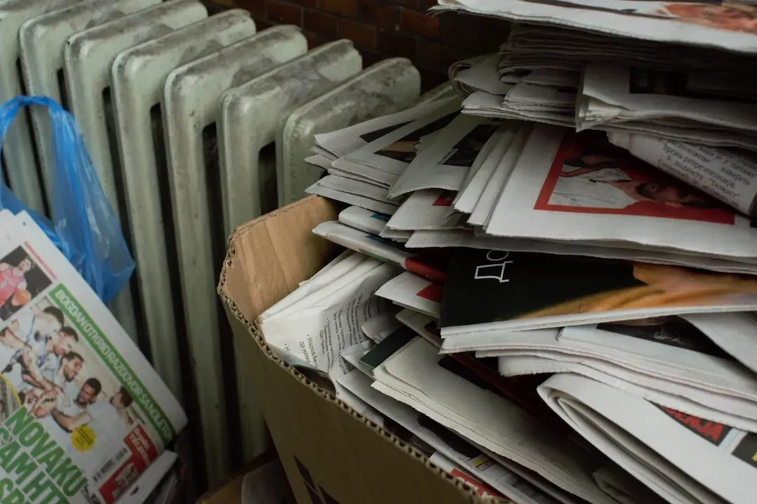 3. Excess Paper and Physical Documents (Image Credits: Unsplash)