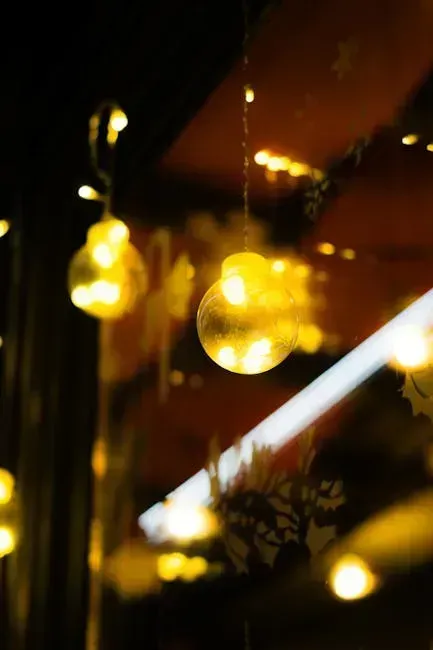 Bubble Lights and the Mantel Arrangement (Image Credits: Pexels)