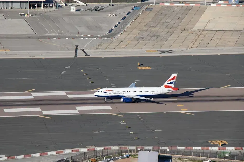 Gibraltar Airport - Where the Road Crosses the Runway (Image Credits: Pexels)