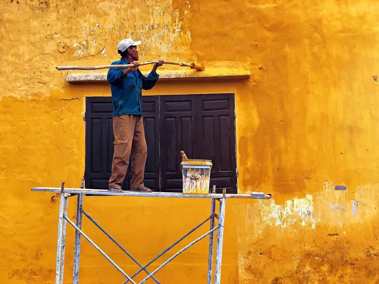 1. Lead-Based Paint (Image Credits: Pixabay)